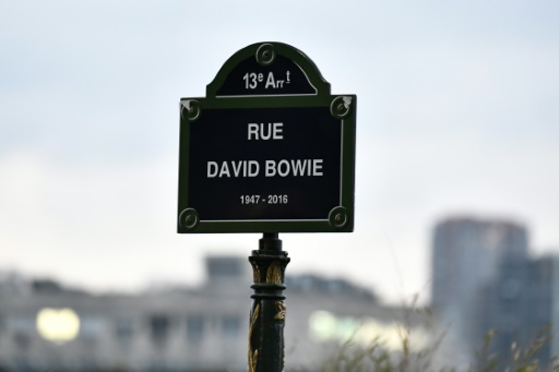 Une rue David Bowie inaugurée à Paris