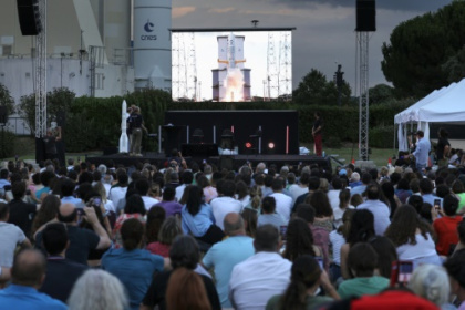 A des milliers de kilomètres de Kourou, des Toulousains suivent Ariane 6 de près.jpg