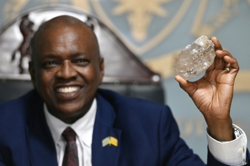 Le deuxième plus gros diamant au monde découvert au Botswana