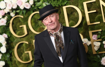 Le réalisateur Jacques Audiard à la cérémonie des Golden Globes à Beverly Hills, Californie, le 5 janvier  2025