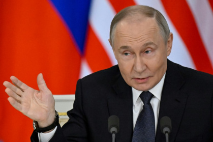 Le président russe Vladimir Poutine, le 14 mai 2025 à Moscou - Roman PILIPEY (AFP) Le président russe Vladimir Poutine, le 14 mai 2025 à Moscou - Roman PILIPEY (AFP)