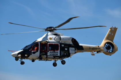 Airbus lance les essais en vol de son hélicoptère H160M Guépard à Marignane, dans le sud-est de la France, le 24 juillet 2025 - Christophe SIMON (AFP) Airbus lance les essais en vol de son hélicoptère H160M Guépard à Marignane, dans le sud-est de la France, le 24 juillet 2025 - Christophe SIMON (AFP)