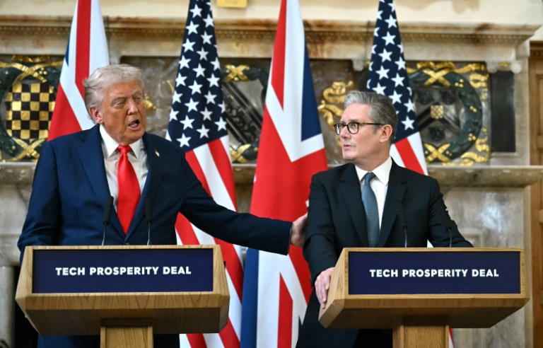 Trump se dit déçu par Poutine, à la fin de sa visite d'Etat au Royaume-Uni