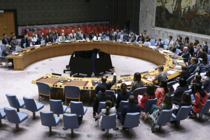 Réunion du Conseil de sécurité de l'ONU, le 19 septembre 2025 à New York - ANGELA WEISS (AFP)