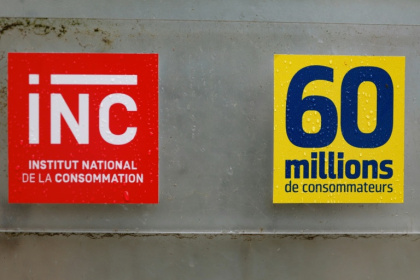 Les logos du magazine "60 millions de consommateurs" et de l'Institut National de la Consommation (INC) au siège de la publication à Malakoff, le 19 novembre 2024 dans les Hauts-de-Seine - Ian LANGSDON (AFP) Les logos du magazine "60 millions de consommateurs" et de l'Institut National de la Consommation (INC) au siège de la publication à Malakoff, le 19 novembre 2024 dans les Hauts-de-Seine - Ian LANGSDON (AFP)