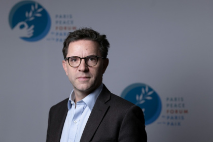 Justin Vaisse, directeur général du Forum de Paris pour la Paix, le 27 octobre 2025 à Paris - JOEL SAGET (AFP) Justin Vaisse, directeur général du Forum de Paris pour la Paix, le 27 octobre 2025 à Paris - JOEL SAGET (AFP)