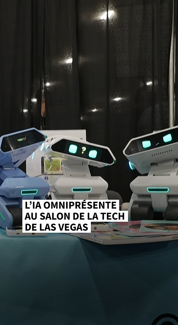 L'IA omniprésente au salon de la tech de Las Vegas