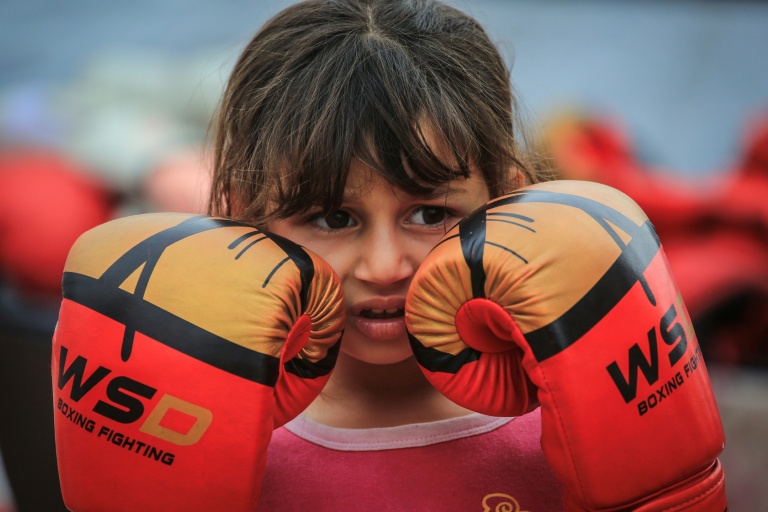 A Gaza, boxer dans le sable pour soigner le traumatisme de la guerre
