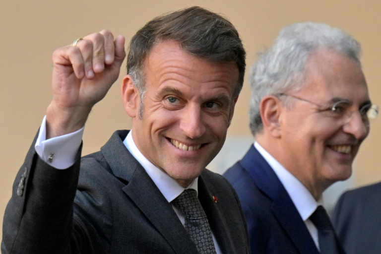 Macron à Rome pour sa première rencontre avec Léon XIV