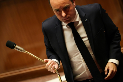 Le Premier ministre Sébastien Lecornu à l'Assemblée nationale le 31 mars 2026 à Paris - Anne-Christine POUJOULAT (AFP)
