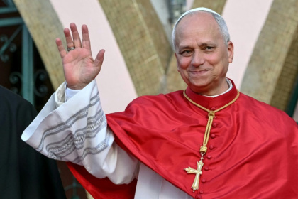 Le pape Léon XIV, le 20 avril 2026 à Luanda - Alberto PIZZOLI (AFP)