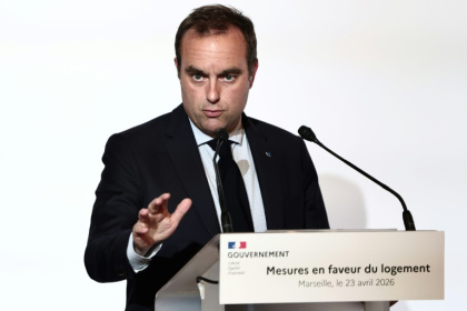 Le Premier ministre Sébastien Lecornu à Marseille, le 23 avril 2026 - Thibaud MORITZ (AFP)