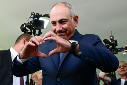 Le Premier ministre arménien Nikol Pashinyan le 7 juin 2026, à Erevan, en Arménie - Karen MINASYAN (AFP)