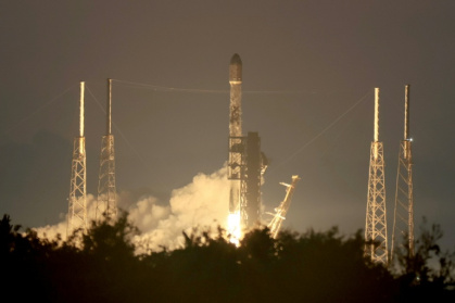 Décollage d'une fusée Falcon 9 de SpaceX lundi en Floride - JOE RAEDLE (AFP)
