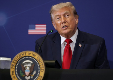 Le président américain Donald Trump prend la parole lors du Sommet sur la défense et l'innovation de Pennsylvanie, organisé à l'US Army War College le 15 juillet 2026 à Carlisle, aux Etats-Unis - ALEX WONG (AFP)
