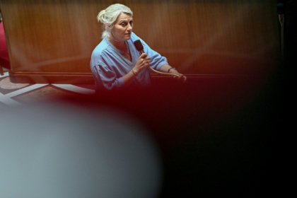 La ministre de la Santé Stéphanie Rist à l'Assemblée nationale le 1er juillet 2026 à Paris - Julie SEBADELHA (AFP)